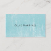 Professionele minimalistische textuur Blauwe consu Visitekaartje (Voorkant)