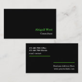 Professionele minimalistische twee zijden visitekaartje (Voorkant / Achterkant)