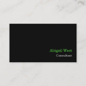 Professionele minimalistische twee zijden visitekaartje (Voorkant)