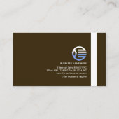 Professionele minimalistische, voortreffelijke bru visitekaartje (Achterkant)