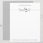 Professionele minimalistische zwart-witverhalen (Voorkant / Achterkant)