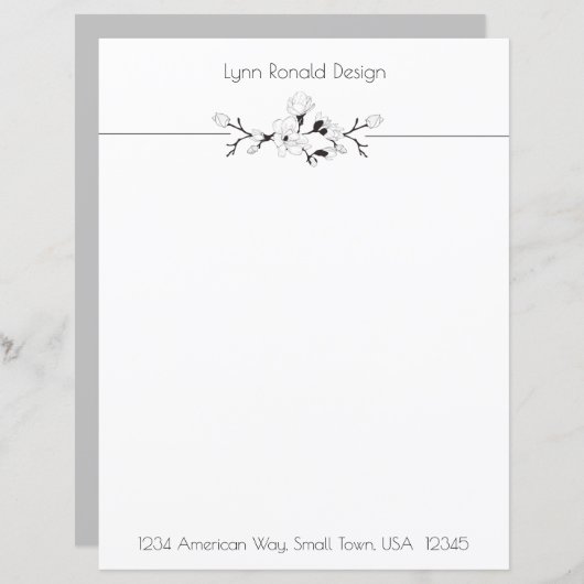 Professionele minimalistische zwart-witverhalen (Voorkant / Achterkant)