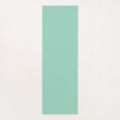 Professionele Mint Groen Herhalende Logo Achtergro Yogamat (Achterkant)