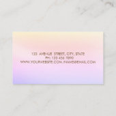 Professionele mixerventilator Confetti, penseellij Visitekaartje (Achterkant)