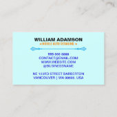 Professionele Mobiele Auto Wassen & Details Visitekaartje (Achterkant)