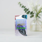 Professionele Mobiele Auto Wassen & Details Visitekaartje (Staand voorkant)