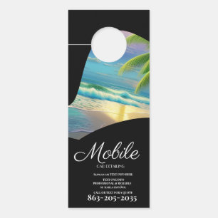 Professionele mobiele autowas- en detailingfoto deurhanger