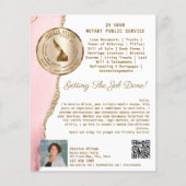 Professionele mobiele handmatige en leningtekenaar flyer (Voorkant)