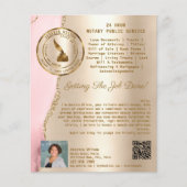 Professionele mobiele handmatige en leningtekenaar flyer (Voorkant)