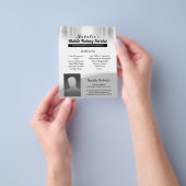 Professionele mobiele handmatige en leningtekenaar flyer (Hand)