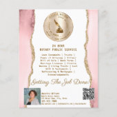 Professionele mobiele handmatige en leningtekenaar flyer (Voorkant)