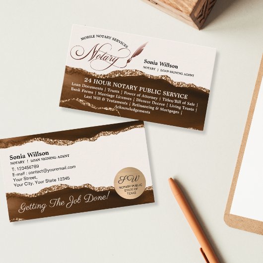 Professionele mobiele handmatige en leningtekenaar visitekaartje