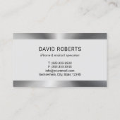 Professionele Mobiele Telefoon Reparatie Service Visitekaartje (Achterkant)