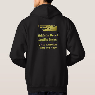 Professionele Mobile Car Wash Business Marketing Hoodie