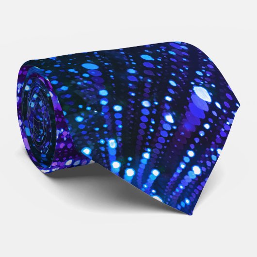 Professionele mode grafische illusie trippy groom stropdas (Opgerold)