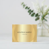 Professionele Modern Elegant Gold Look Sjabloon Visitekaartje (Staand voorkant)