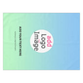 Professionele, moderne, aangepaste zakelijke merkg tafelkleed (Voorkant (Horizontaal))