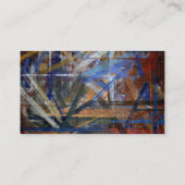 Professionele moderne Abstracte kunst Visitekaartje (Achterkant)