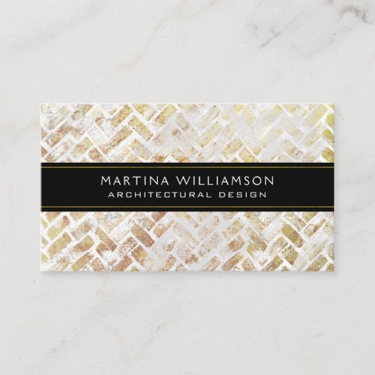 Professionele moderne Abstracte ontwerper architec Visitekaartje (Voorkant)