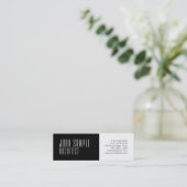 Professionele Moderne Architect Minimalistische Lu Mini Visitekaartje (Staand voorkant)