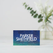 Professionele moderne betonnen textuur visitekaartje (Staand voorkant)