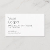 Professionele moderne blauwe en Paarse Waterverf Visitekaartje (Achterkant)