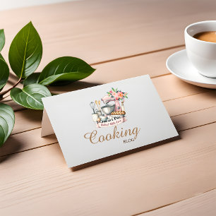 Professionele, moderne, bloemrijke bakkerijmixer,  visitekaartje