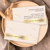 Professionele Moderne Blush Roze Gouden Folie Gebo Visitekaartje