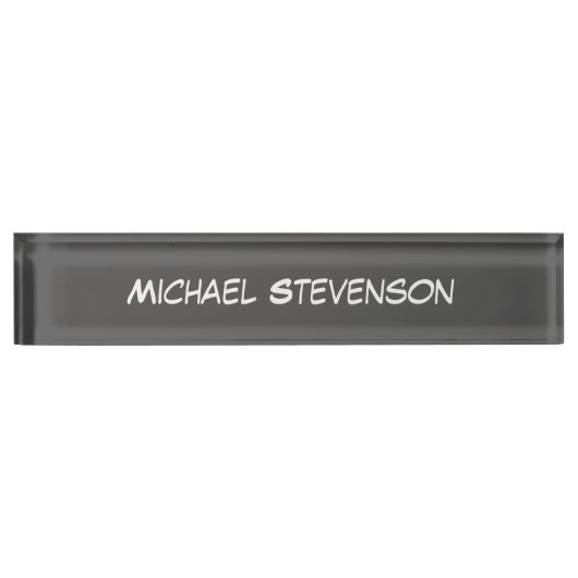 Professionele moderne Business Desk Name plate Naambordje (Voorkant)