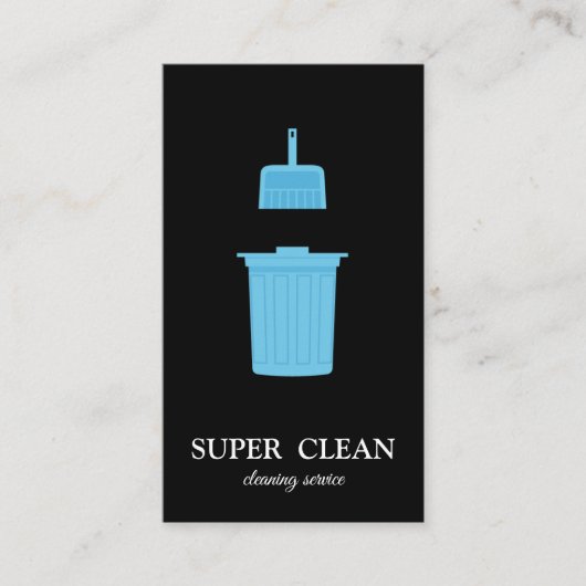 Professionele moderne Chic House Cleaning Service Visitekaartje (Voorkant)