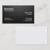 Professionele, moderne computerreparatie zwart visitekaartje (Voorkant / Achterkant)
