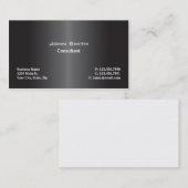 Professionele moderne computerreparatie zwart visitekaartje (Voorkant / Achterkant)