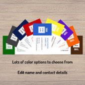 Professionele moderne consultant marine visitekaartje