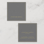 Professionele Moderne Creatieve Premium Parel Luxe Vierkante Visitekaartje (Voorkant / Achterkant)