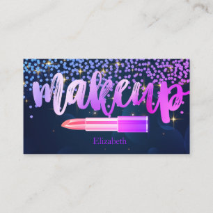 Professionele Moderne Diamanten Lipstick Stars Visitekaartje