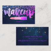 Professionele moderne diamanten lipstick sterren visitekaartje (Voorkant / Achterkant)