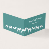 Professionele moderne Dog-training Visitekaartje (Buitenkant)