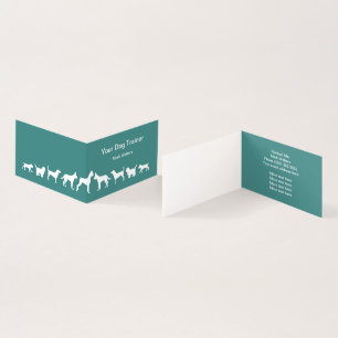 Professionele moderne Dog-training Visitekaartje