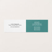 Professionele moderne Dog-training Visitekaartje (Binnenkant ongevouwen)