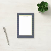 Professionele Moderne Donkerblauwe en Pruim Gestre Post-it® Notes (Kantoor)