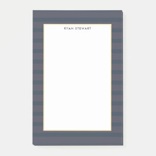 Professionele Moderne Donkerblauwe en Pruim Gestre Post-it® Notes