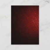 Professionele moderne, donkere rode Tegels monogra Visitekaartje (Achterkant)