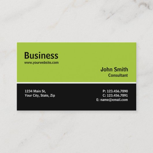 Professionele moderne eenvoudige computerreparatie visitekaartje (Voorkant)