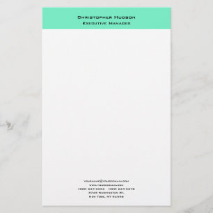 Professionele, moderne, eenvoudige flatpanel briefpapier