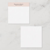 Professionele, moderne, eenvoudige flatpanel notitiekaartje (Voorkant / Achterkant)