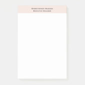 Professionele, moderne, eenvoudige flatpanel post-it® notes (Voorkant)