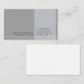 Professionele, moderne, eenvoudige grafische vormg visitekaartje (Voorkant / Achterkant)