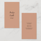 Professionele, moderne, eenvoudige kleuren met get visitekaartje (Voorkant / Achterkant)