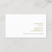 Professionele Moderne Eenvoudige Magenta Minimalis Visitekaartje (Achterkant)