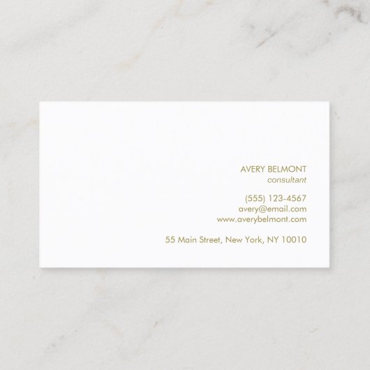 Professionele Moderne Eenvoudige Magenta Minimalis Visitekaartje (Achterkant)